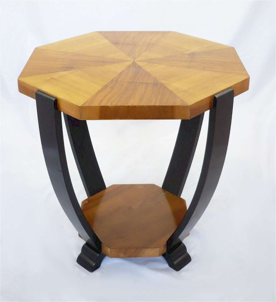 Art Deco occasional table in figured walnut LATEST STOCK Art Furniture