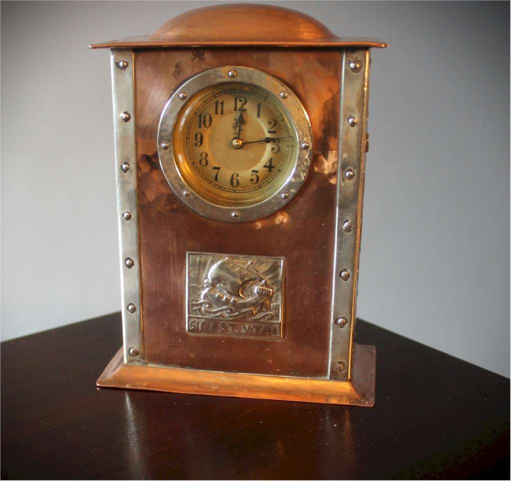 Arts and Crafts mantle clock