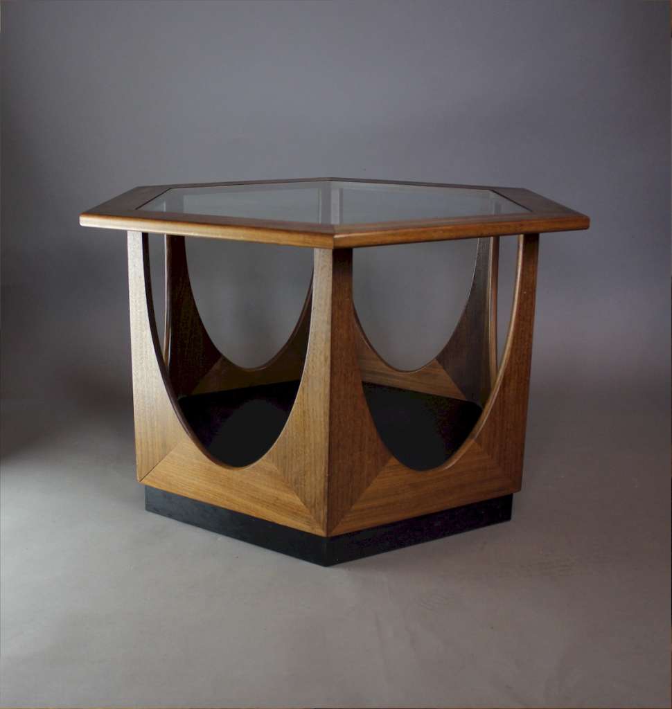 G Plan mid century teak hexagonal coffee table Art Furniture