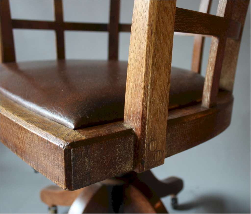 Heal's Limed Oak Desk Chair