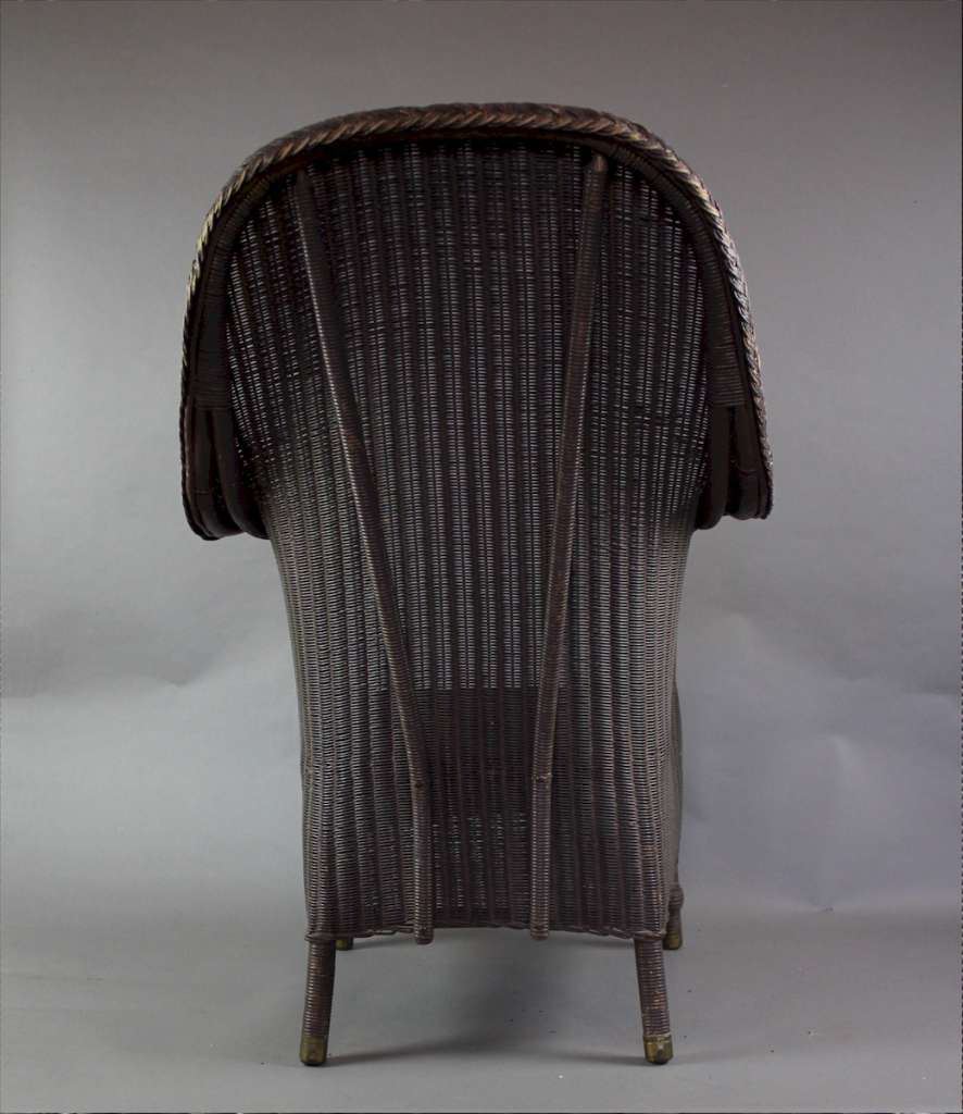 Large original Lloyd Loom armchair c1930's Sold Art Furniture