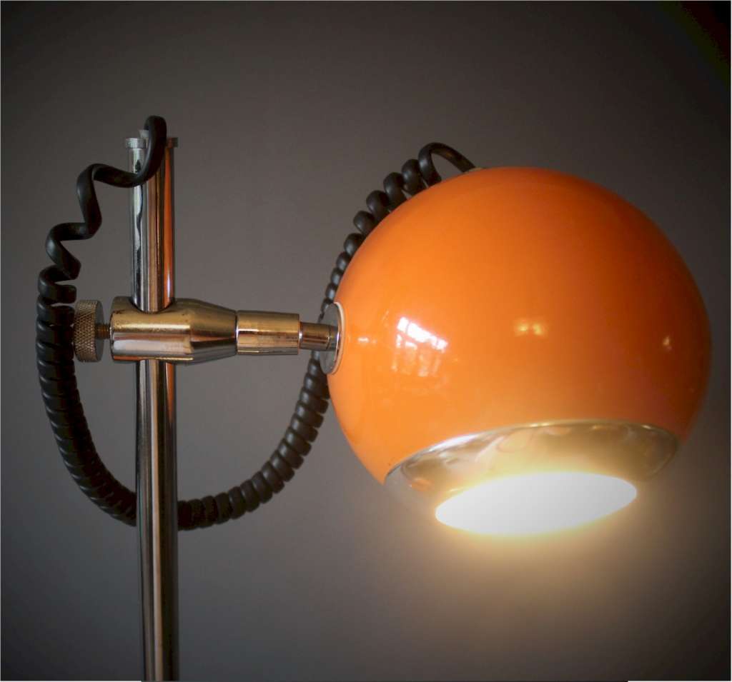 Mid-Century Space Age Style Eye Ball Floor Lamp
