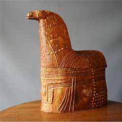 Rorstrand Keramik Horse from Bertil Vallien's TERRA Series