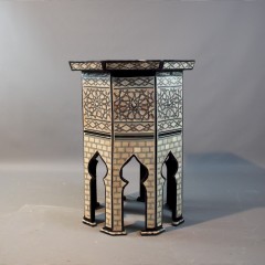 Moorish octagonal  Majlis inlaid table