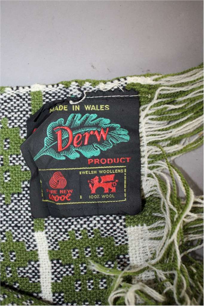 Vintage Welsh blanket by Derw SOLD Art Furniture