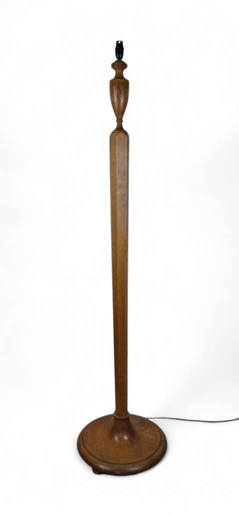  Heals standard lamp in weathered oak