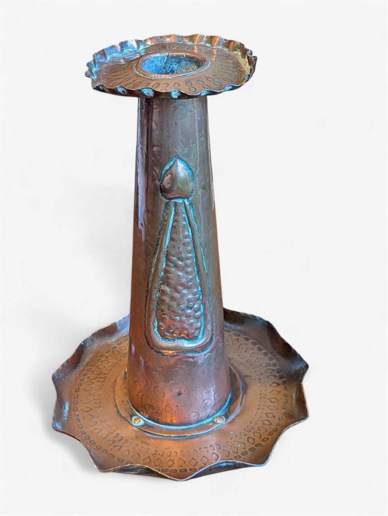 Arts and crafts candlestick Pool of Hayle