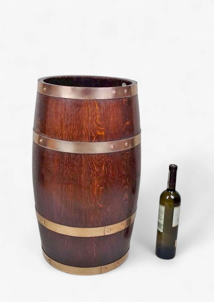 Substantial umbrella stand by R A Lister of Dursley