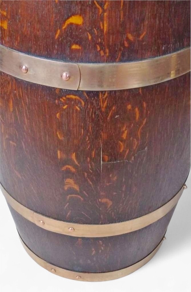 Substantial umbrella stand by R A Lister of Dursley