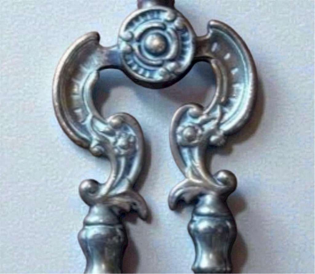 Set of decorative fire irons by John Wright