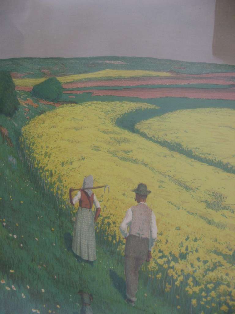 Retailed through Heals in the 1930's a framed print