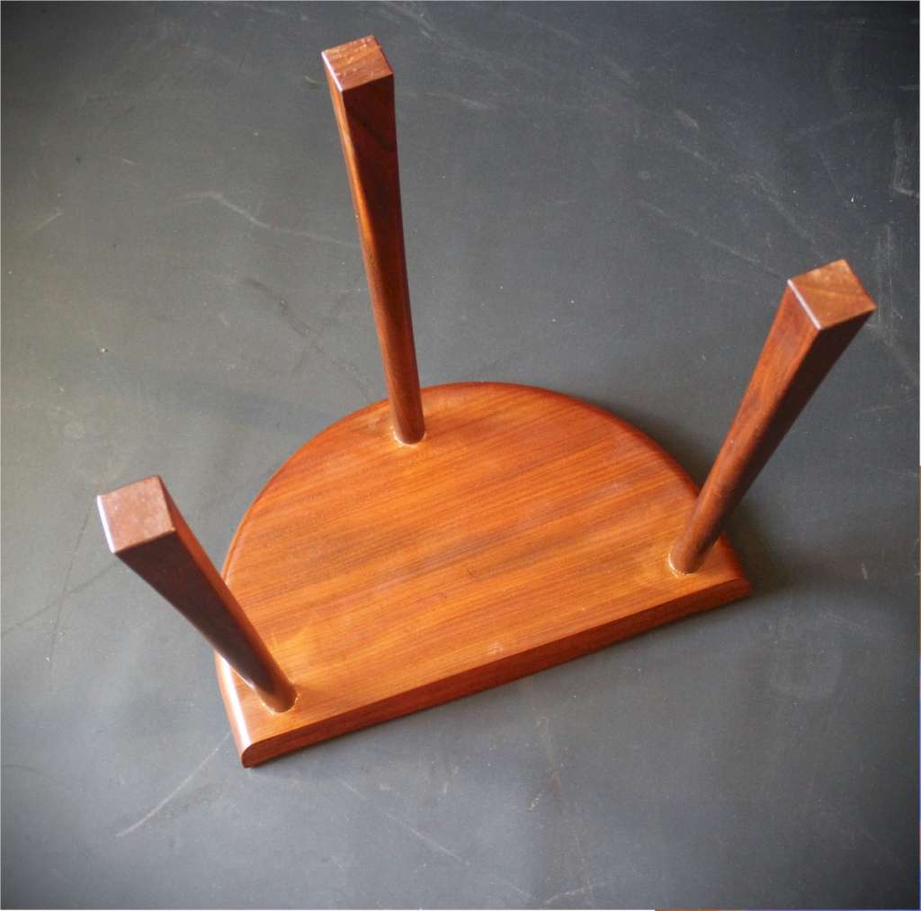 Well crafted three legged stool