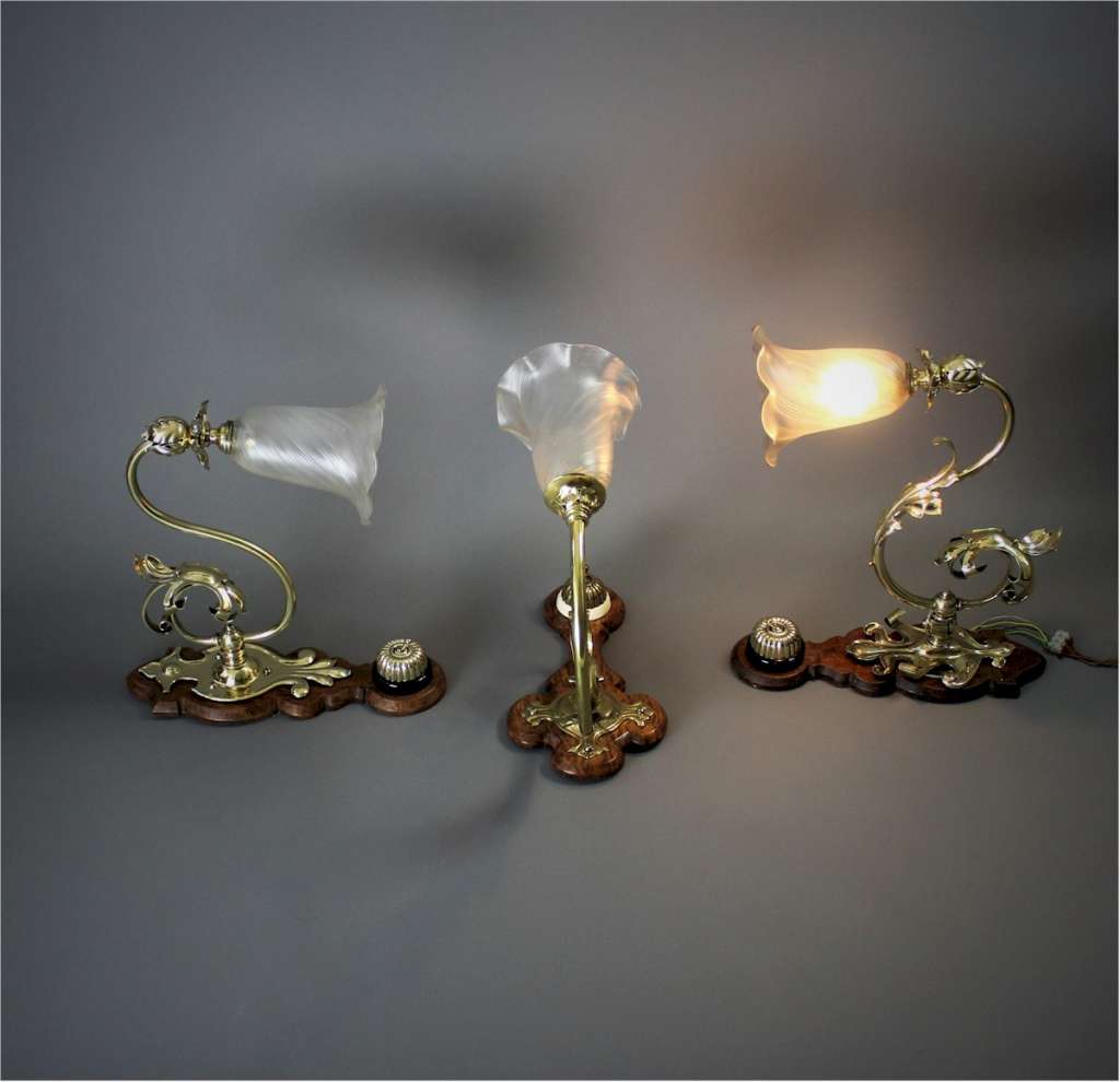 Late Victorian Aesthetic / Gothic wall lights