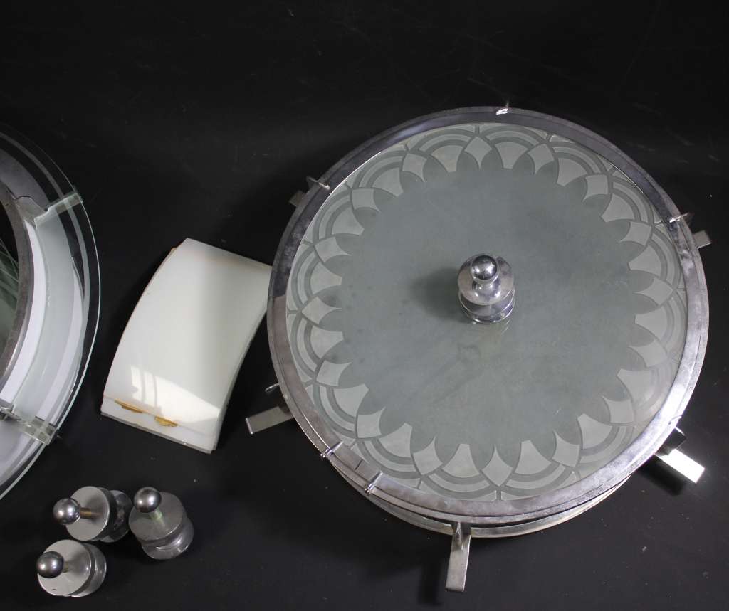 4 Art Deco Plaffoniers from The Dorchester Hotel