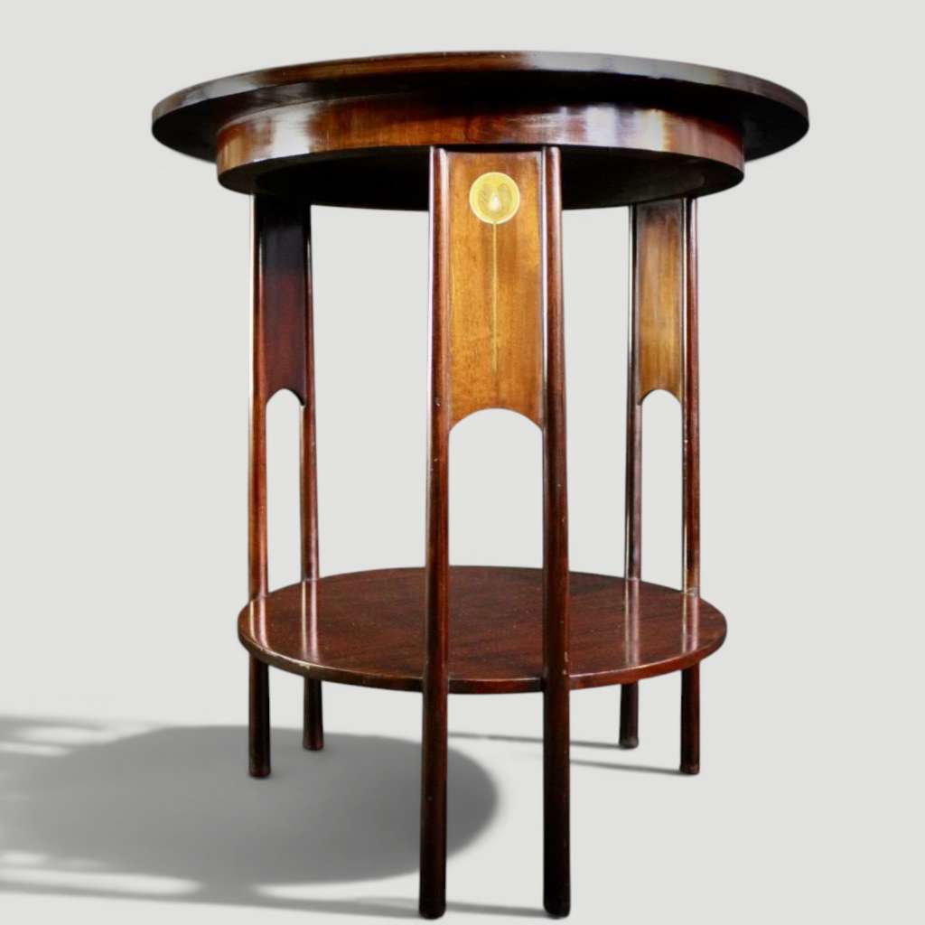 Arts and Crafts circular occasional table