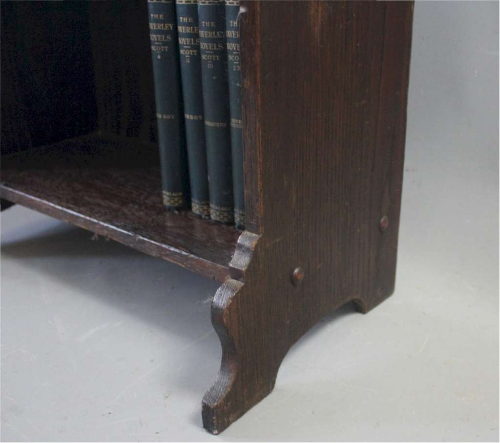 Arts and Crafts dwarf open oak bookcase LATEST STOCK Art Furniture