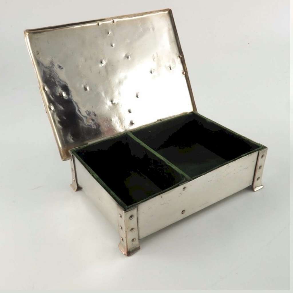 Arts and Crafts casket by A E Jones