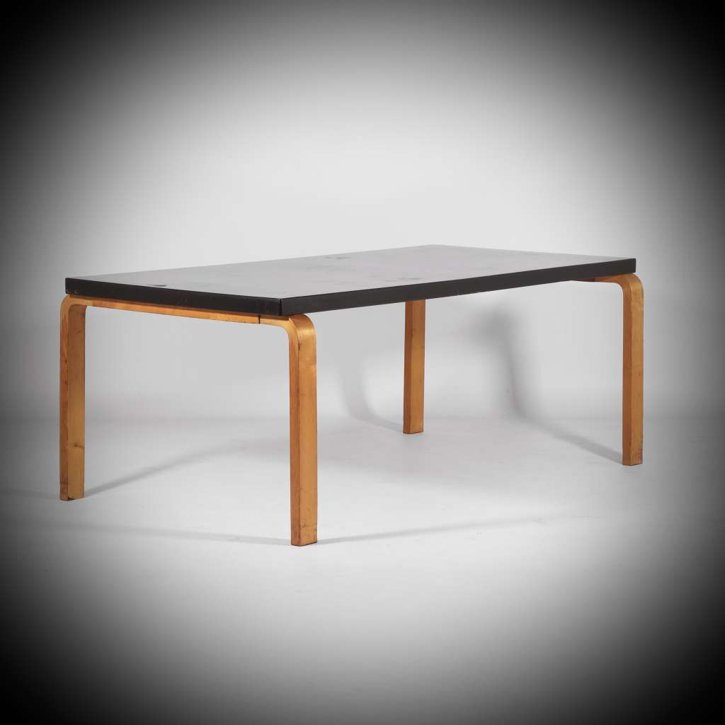 Alvar Aalto Model 83 Birch Dining Table, for Bowman Bros