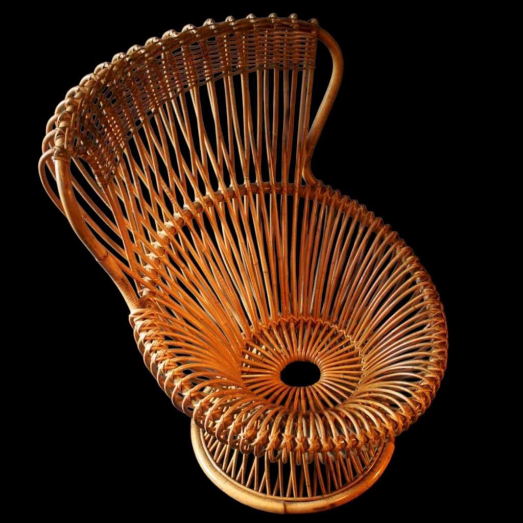 Franco Albini Wicker Margherita Armchair