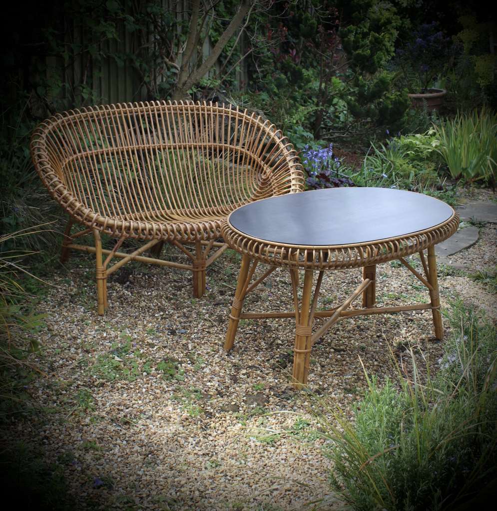Franco Albini Wicker coffee table