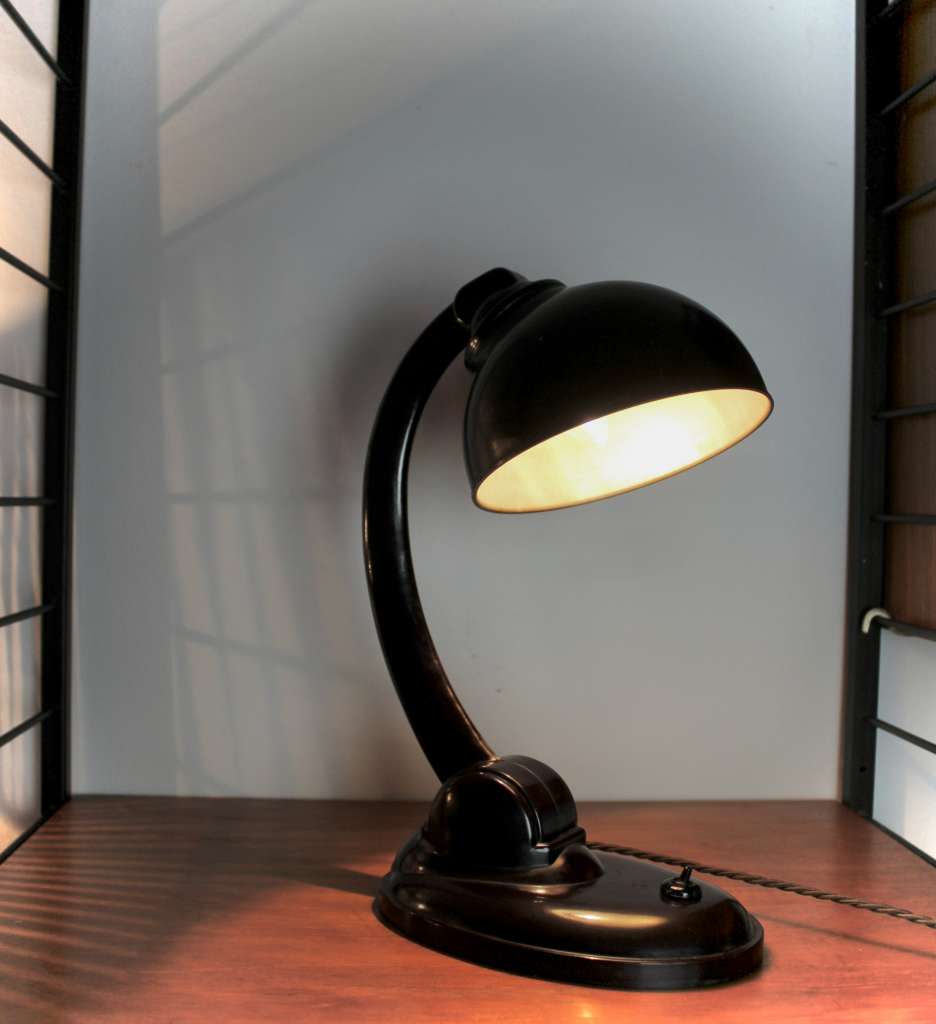 Desk lamp designed by Erik Kirkman Cole in the 1930s