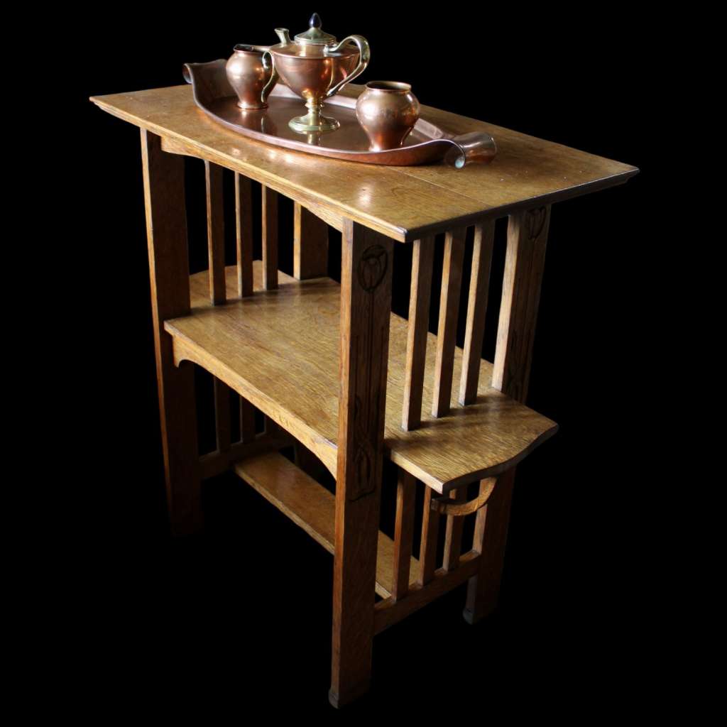 W.A.S Benson , arts and crafts, copper teaset