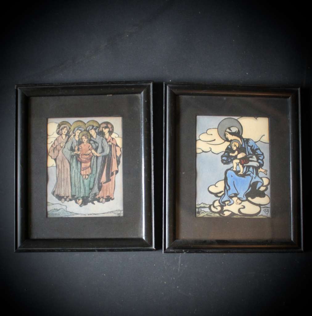 Arts and Crafts Cuala Press prints M.C Yeats