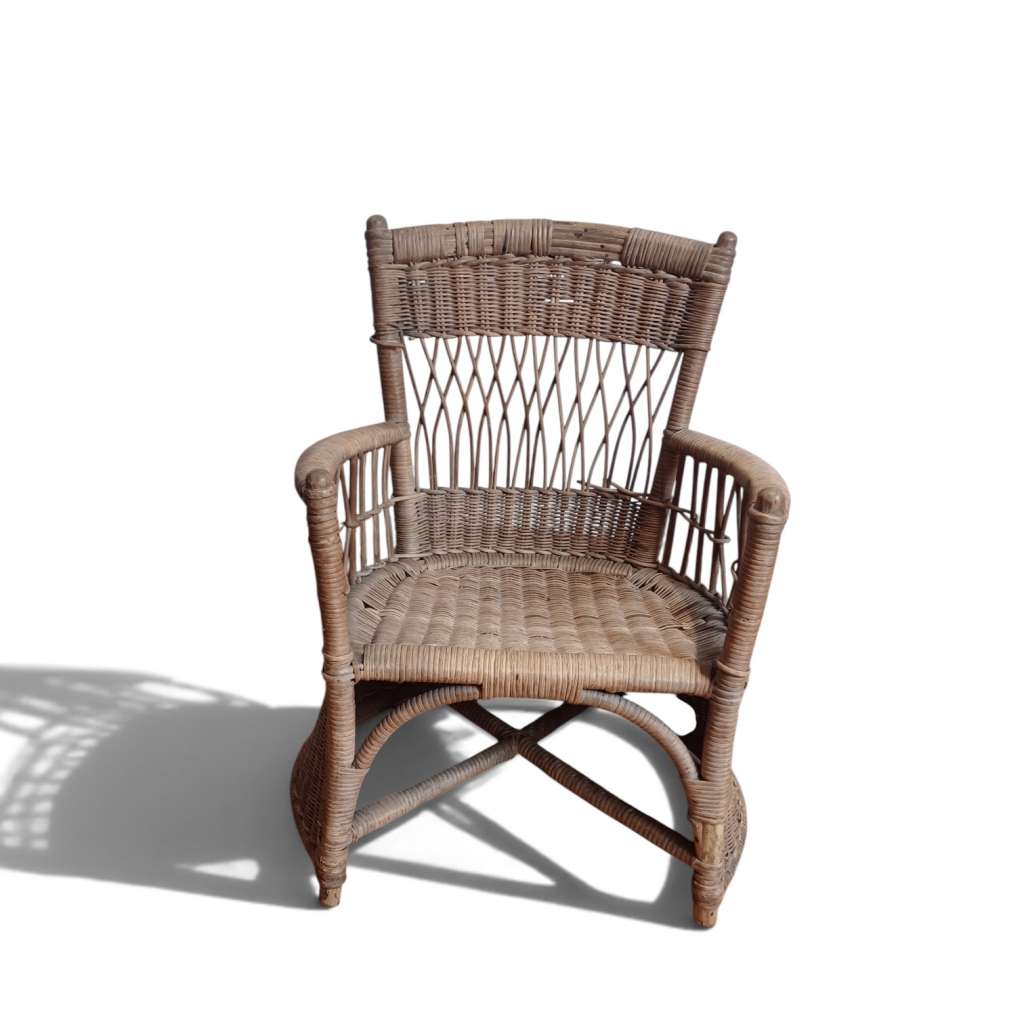 Arts and Crafts Childs wicker chair by Dryad