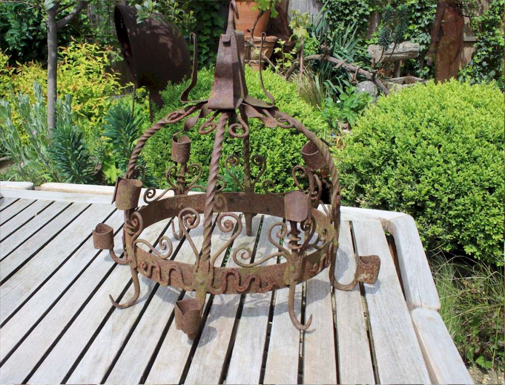 Antique iron Dutch Game Crown