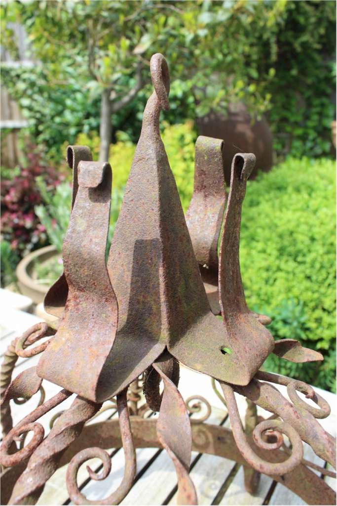 Antique iron Dutch Game Crown