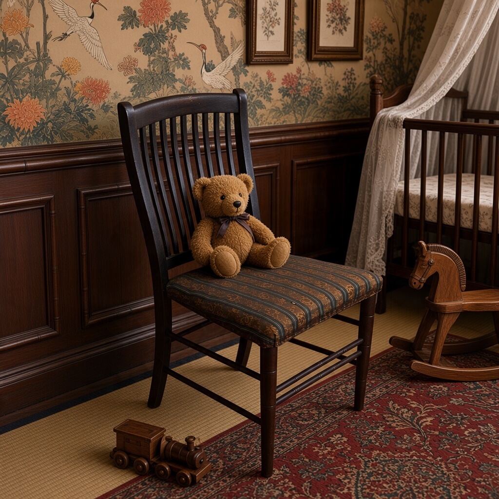 Aesthetic movement ebonised child's chair