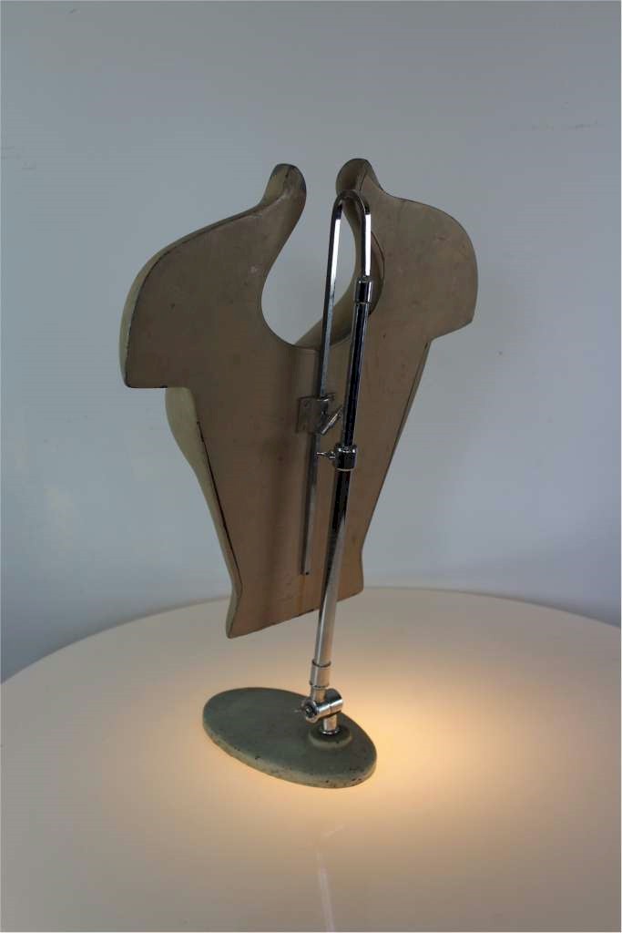 Vintage 1950's shop display adjustable torso