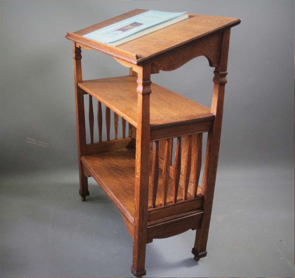 Shapland and Petter oak reading table