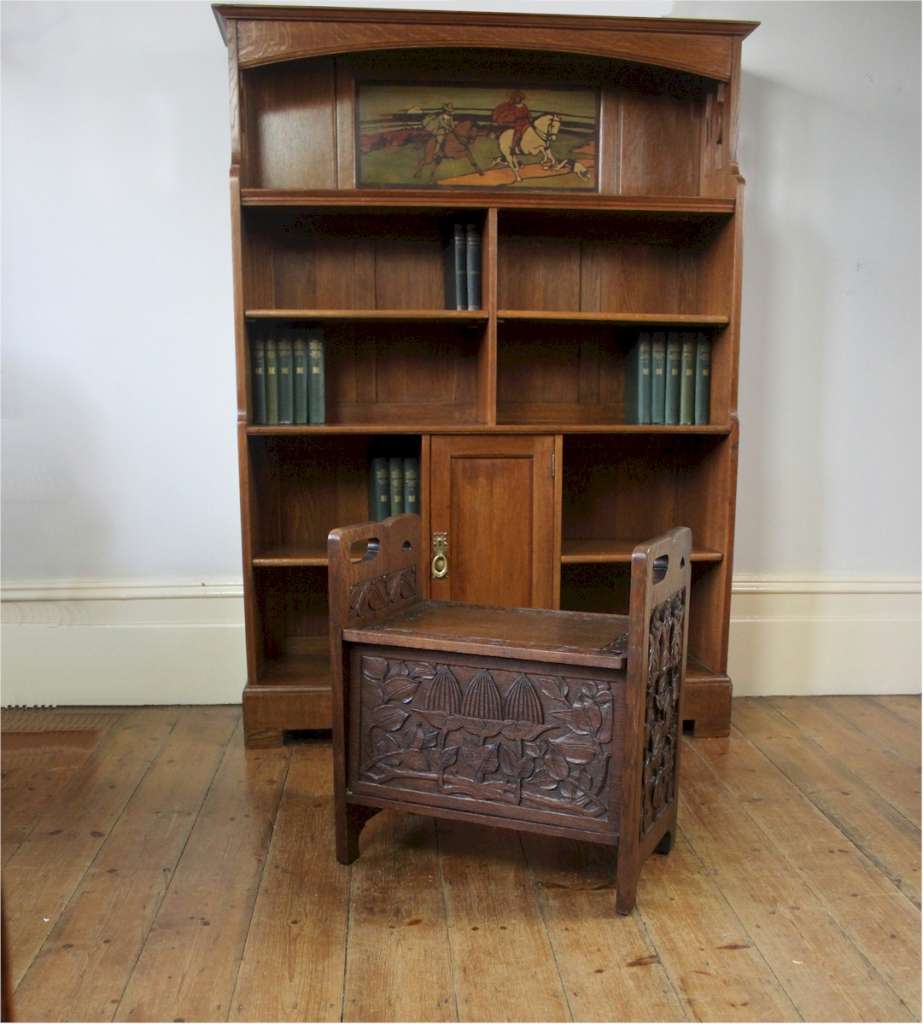 Arts and crafts Bookcase by Shapland and Petter