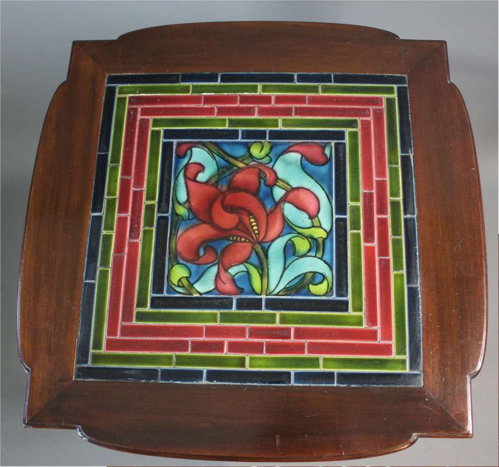 Shapland and Petter tiled side table