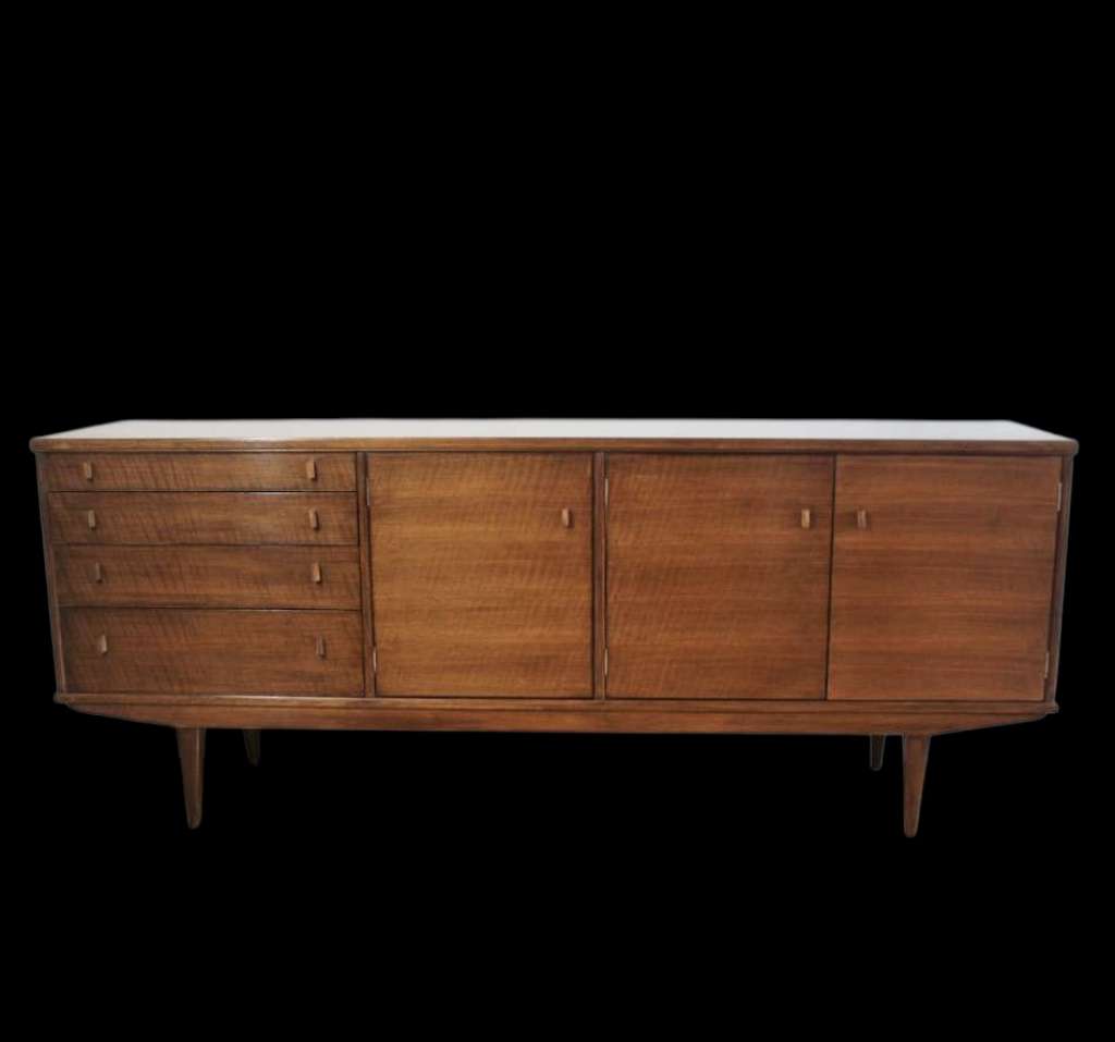 Mid-Century long sideboard in walnut