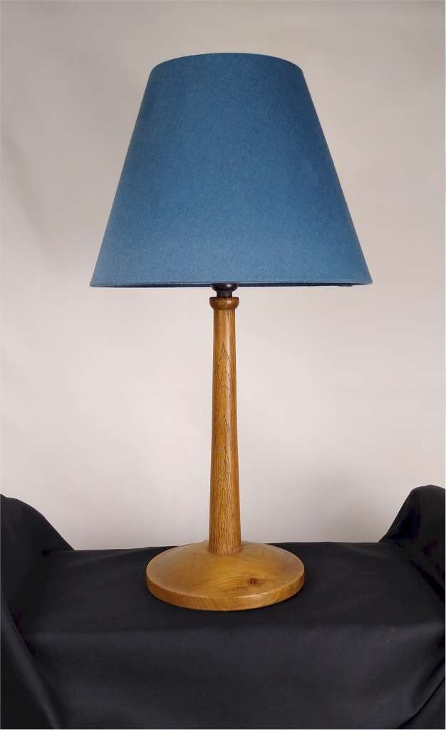 Weathered oak table lamp attb Heals SOLD Art Furniture