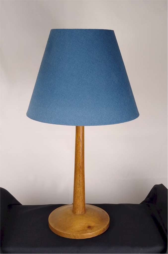 Weathered oak table lamp attb Heals SOLD Art Furniture