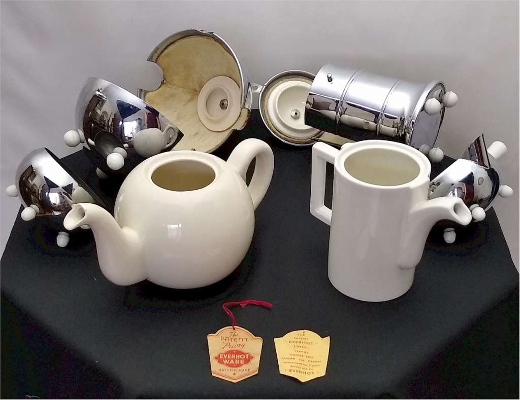 4 Piece insulated ' Everhot ' tea and coffee set