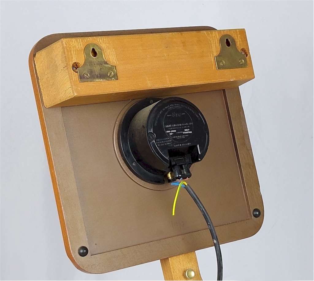 Mid Century English electric wall clock by Smiths Clocks Art Furniture