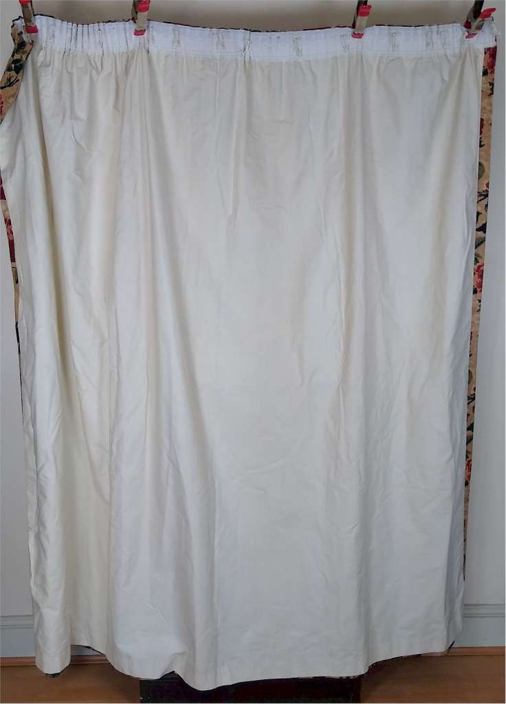 Pair of 1950's country cottage style curtains