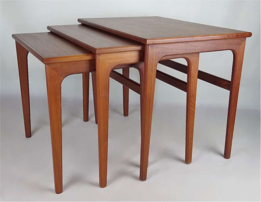 Mid Century Danish nest of tables in teak