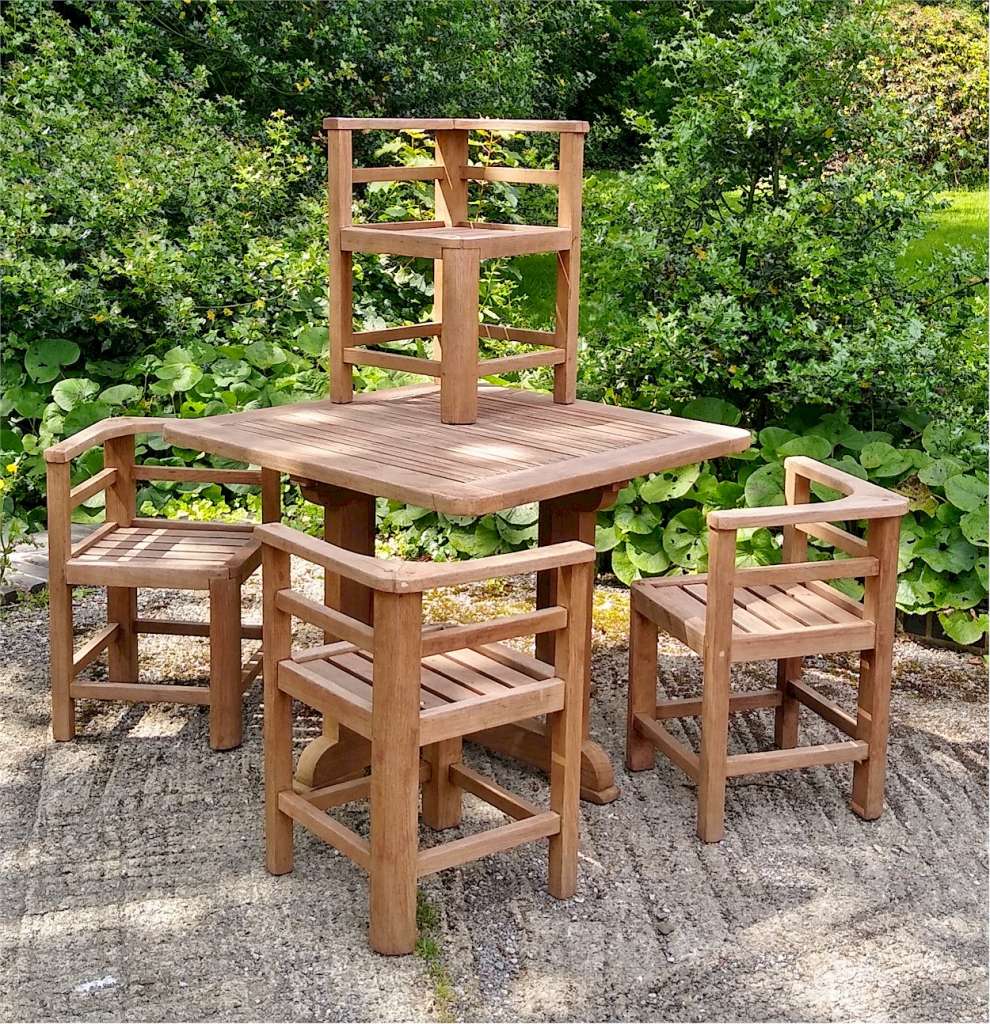 Teak table and chairs for Heals