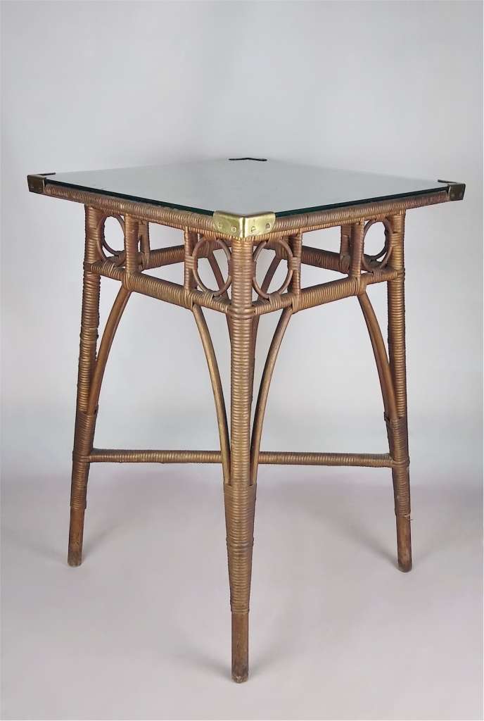  Rare Dryad side table with label