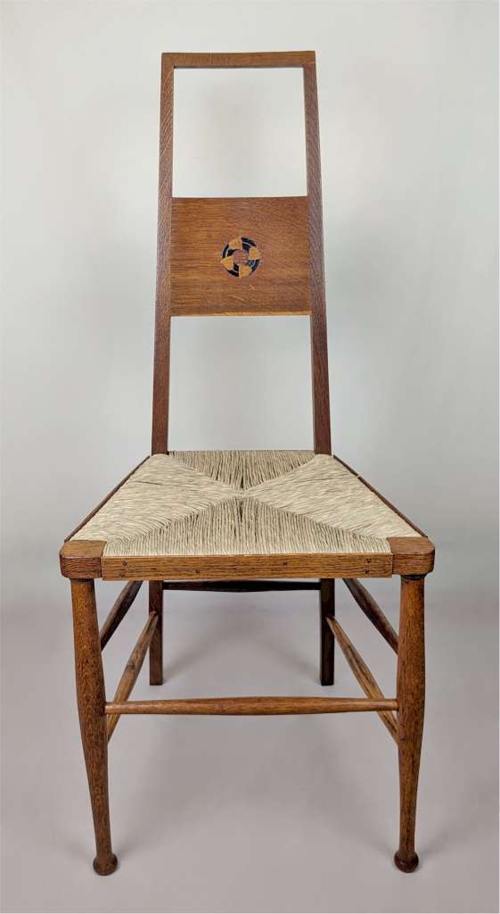 Arts and crafts Scottish School high back chair
