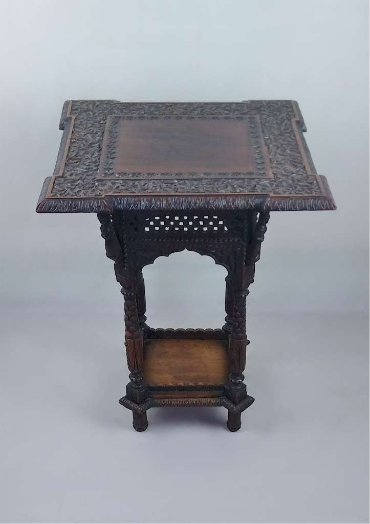 Anglo Indian 19thC hardwood occasional table