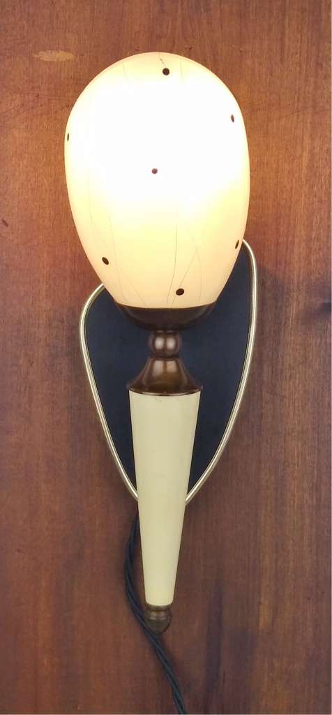 Very stylish Mid Century wall light polka dot