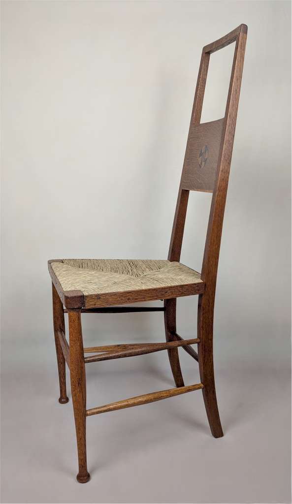 Arts and crafts Scottish School high back chair