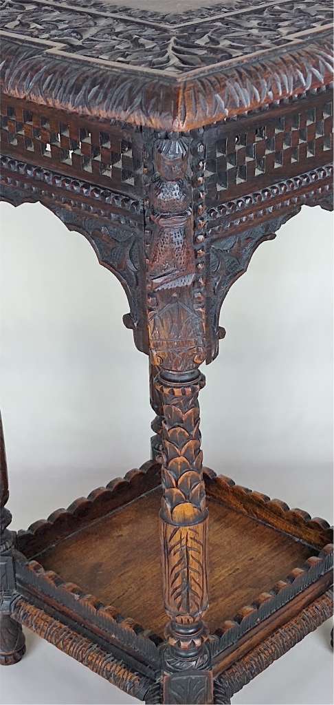 Anglo Indian 19thC hardwood occasional table