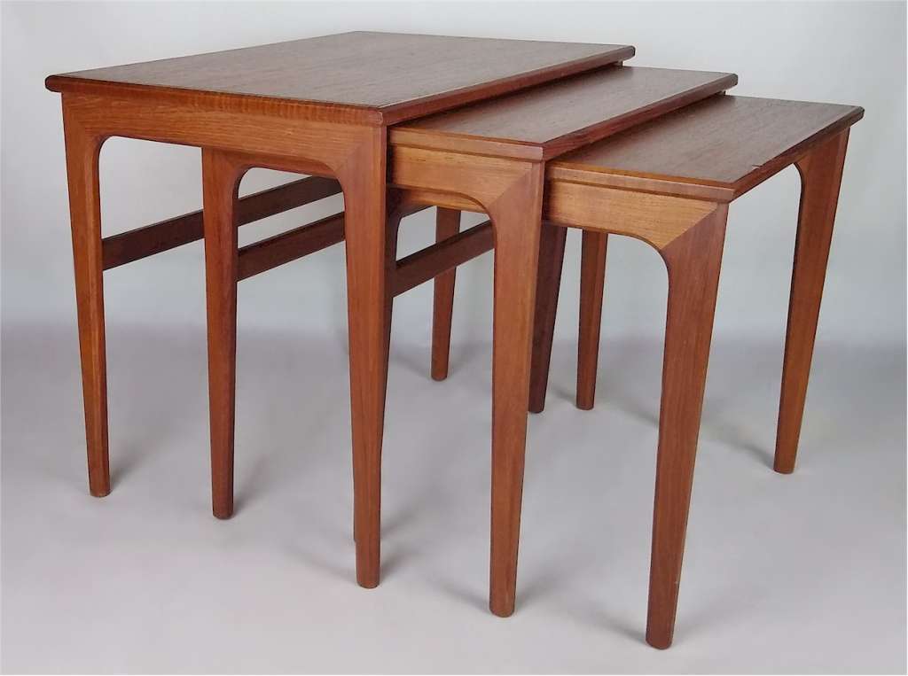 Mid Century Danish nest of tables in teak